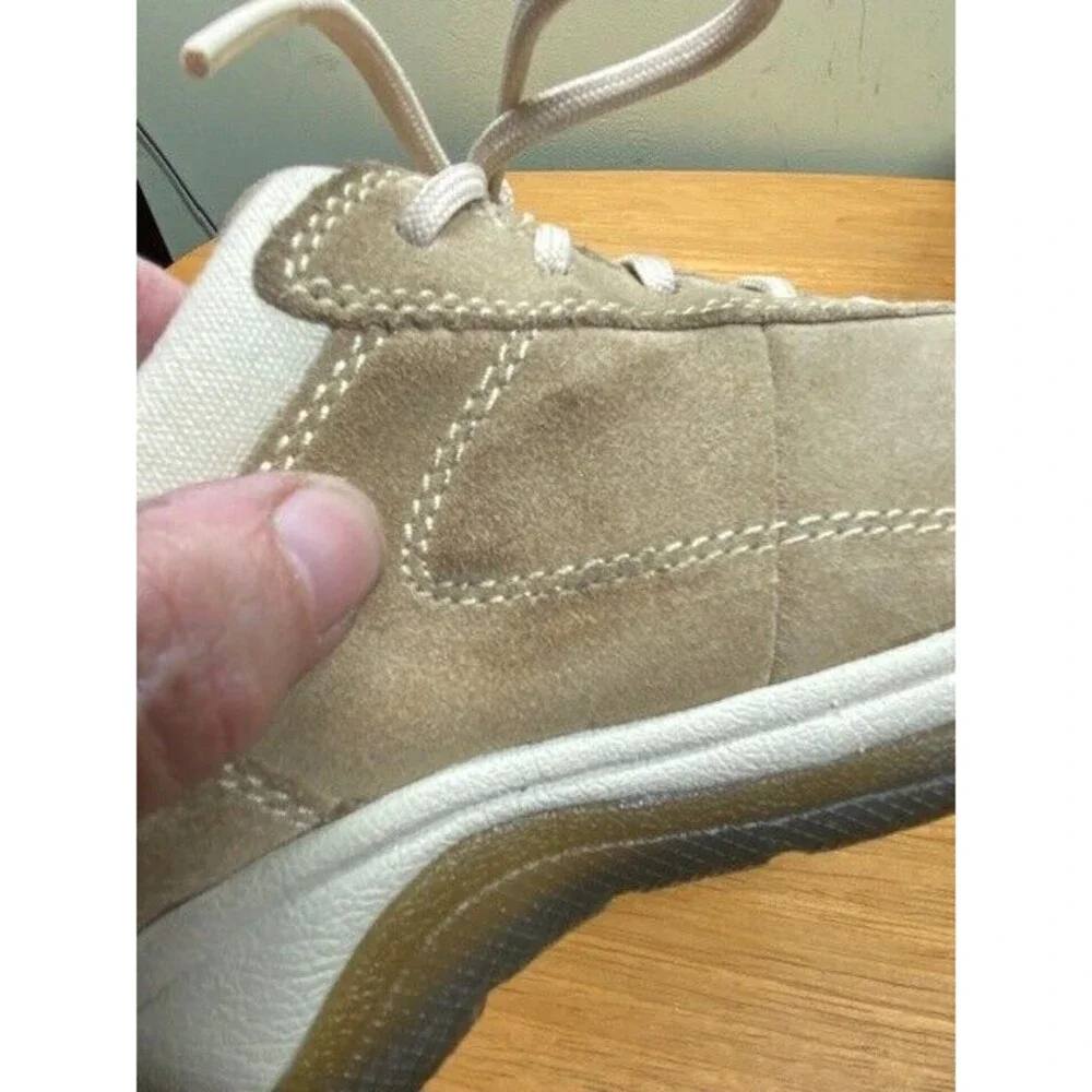Cabela's Womens Sz 8M Shoes Beige Suede Hiking Trail Casual Sneakers 82-4219 - Picture 7 of 12